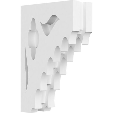 Ekena Millwork Wellington Architectural Grade PVC Corbel, 1 7/8"W X 4 1/2"D X 7"H CORP01X04X07WE